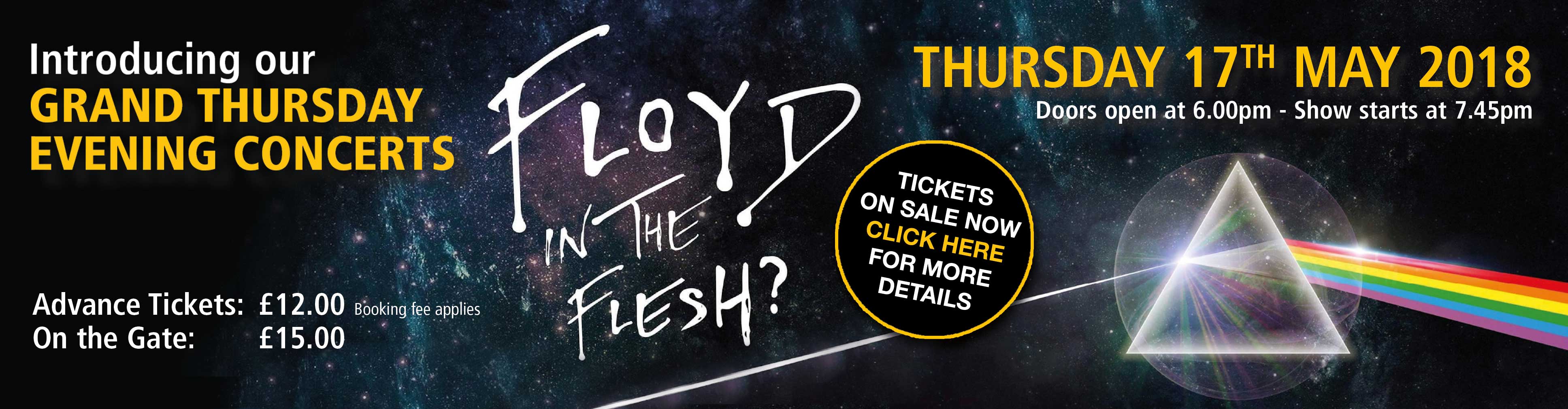 Floyd in The Flesh in concert at Barrow Hill Roundhouse