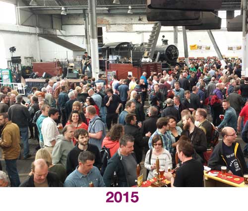 Rail Ale Festival Barrow Hill Roundhouse 2015